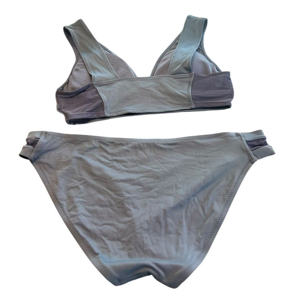 Shade & Shore Blue Bikini Set Top & Bottoms Size XL - Picture 5 of 7